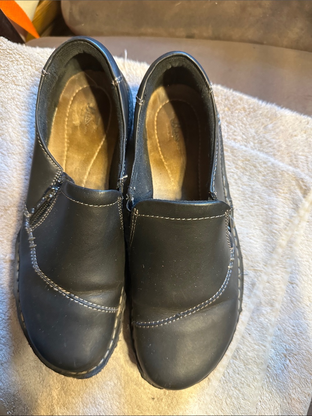 Bass Black Slip-On Casual Loafers